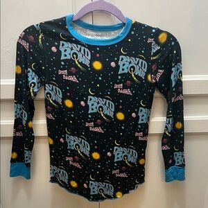 Rowdy Sprout Black and Blue Kids Pajama Set